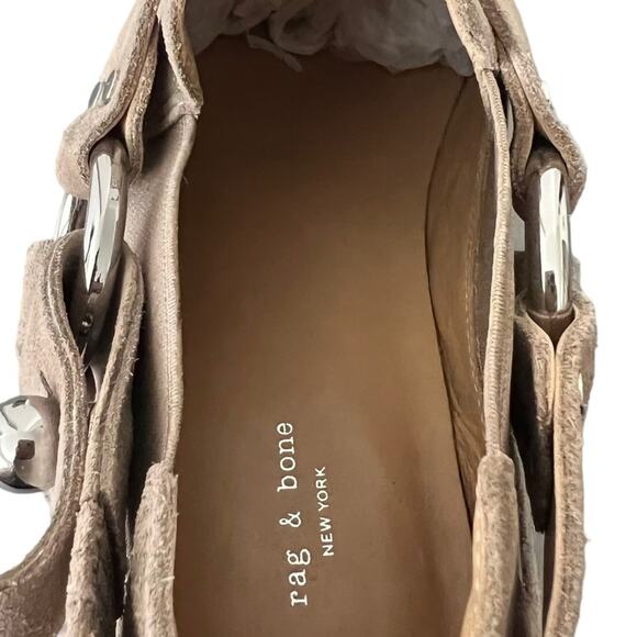 Rag & Bone Western Harness Booties Size 37.5 - Picture 7 of 16